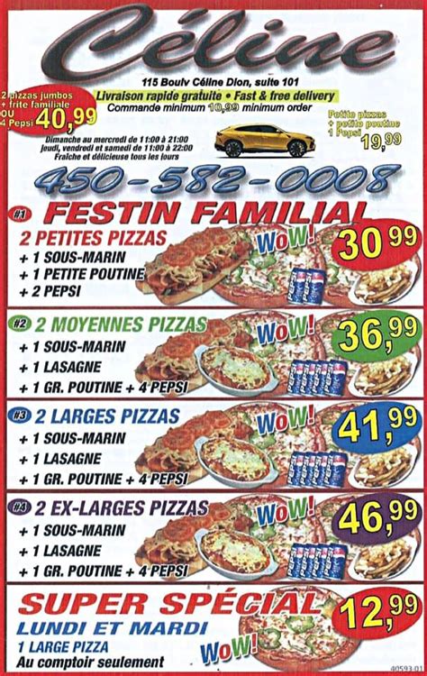 pizza celine charlemagne
